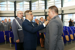 Galeria zdjęć z obchodów Święta Policji w Komendzie Wojewódzkiej Policji w Katowicach /fot. A. Kucharzewska/