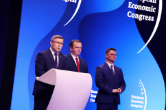 Zdjęcia z pierwszego dnia Europejskiego Kongresu Gospodarczego z udziałem wojewody śląskiego /fot. Anna Karendał/