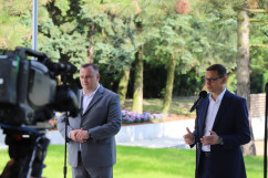 Wizyta premiera Mateusza Morawieckiego w Parku Śląskim /fot. I. Matuszewska/