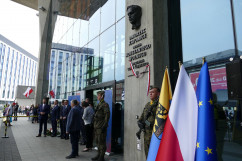 Uroczystość nadania imienia dworcowi w Katowicach /fot. A. Kucharzewska/