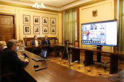 Wideokonferencja dot. Programu Inwestycji Strategicznych /fot. A. Księżnik/