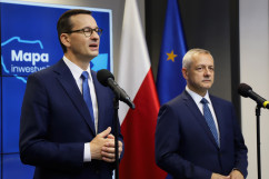 Wizyta premiera Mateusza Morawieckiego w Centrum Symulacji Medycznej w Zabrzu /fot. A. Księżnik/