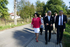 Galeria zdjęć z briefingu prasowego w gminie Tworóg nt. dofinansowania dróg lokalnych /fot. A. Kucharzewska/