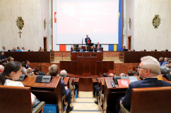 Galeria zdjęć z konferencji nt. Pomników Historii w Sali Sejmu Śląskiego /fot. A. Karendał/