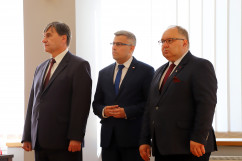 Zdjęcia z wizyty premiera Mateusza Morawieckiego w województwie śląskim - na Jasnej Górze, w CSRG w Bytomiu oraz w Katowicach /fot. A. Kucharzewska, A. Karendał/