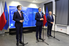Wizyta premiera Mateusza Morawieckiego w Centrum Symulacji Medycznej w Zabrzu /fot. A. Księżnik/