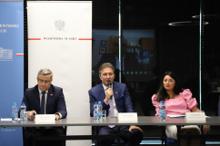 Polsko-Ukraińskie Forum Pracy - wypowiedź uczestnika wydarzenia fot. A. Księżnik