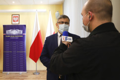 Briefing dot. akcji Bitwa o wozy w Częstochowie /fot. A. Księżnik/