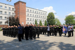 Galeria zdjęć z uroczystości ślubowania nowo przyjętych policjantów w Katowicach /fot. A. Karendał/