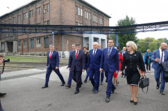 Prezes Rady Ministrów z wizytą w Koksowni Radlin /fot. A. Kucharzewska/