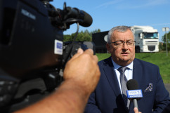 Galeria zdjęć z konferencji prasowej dot. drogi ekspresowej S1/fot. I. Matuszewska