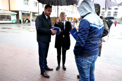 Fotogaleria z ostatniego dnia akcji informacyjnej dot. 
