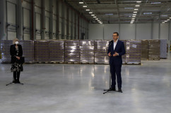 Wizyta premiera Mateusza Morawieckiego w firmie ZARYS w Zabrzu /fot. A. Księżnik/