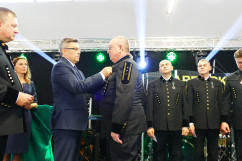 Galeria zdjęć z  barbórki z górnikami KWK Sośnica /foto. A.Kucharzewska/