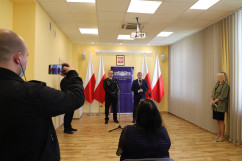 Briefing dot. akcji Bitwa o wozy w Częstochowie /fot. A. Księżnik/