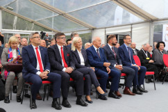 Uroczystość otwarcia nowej linii produkcyjnej w Nitroerg /fot. A. Księżnik/