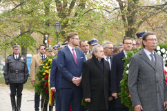 W Warszawie odsłonieto pomnik Wojciecha Korfantego /fot. A.Kucharzewska/