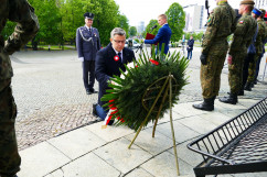 Zdjęcia z wojewódzkich obchodów Święta Narodowego Trzeciego Maja, 98. rocznicy wybuchu III powstania śląskiego oraz 90. urodzin gmachu ŚUW /fot. A. Karendał, A. Księżnik/