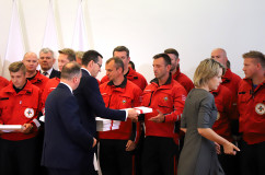 Zdjęcia z wizyty premiera Mateusza Morawieckiego w województwie śląskim - na Jasnej Górze, w CSRG w Bytomiu oraz w Katowicach /fot. A. Kucharzewska, A. Karendał/