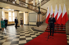 Wręczenie odznaczeń państwowym pracownikom służby zdrowia /fot. A. Księżnik/