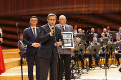 Jubileusz 45-lecia Orkiestry Komendy Wojewódzkiej Policji w Katowicach.