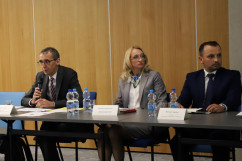 Polsko-Ukraińskie Forum Pracy - wypowiedź uczestnika wydarzenia fot. A. Księżnik