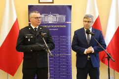 Briefing dot. akcji Bitwa o wozy w Częstochowie /fot. A. Księżnik/