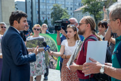 protesty leśników i ekologów