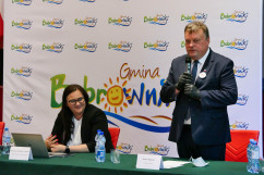 Spotkanie z przedsiębiorcami i samorządowcami w Bobrownikach /fot. B. Półrolnik/