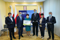 Wiceminister rodziny Stanisław Szwed z wizytą w Śląskiem /fot. B. Półrolnik/