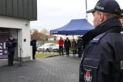 Otwarcie Posterunku Policji w Kroczycach - uczestnicy wydarzenia /fot. B. Półrolnik/