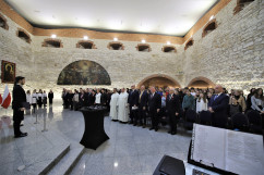 Uroczystość  z cyklu „Śladami Powstania Styczniowego w regionie częstochowskim” na Jasnej Górze. /fot. Tomasz Pasławski/