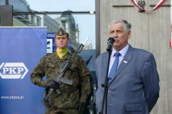 Uroczystość nadania imienia dworcowi w Katowicach /fot. A. Kucharzewska/