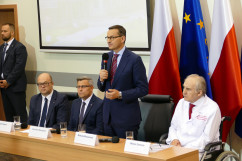 Wizyta premiera Mateusza Morawieckiego w Śląskich Centrum Chorób Serca /fot. A. Kucharzewska/