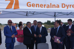 Fotogaleria z uroczystego podpisania umowy na zaprojektowanie i wybudowanie ostatniego brakującego odcinka autostrady A1 w województwie śląskim / fot. I. Matuszewska