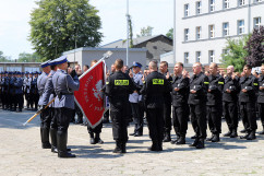 Galeria zdjęć z uroczystości ślubowania nowo przyjętych policjantów w Katowicach /fot. A. Karendał/