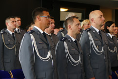 Galeria zdjęć z obchodów Święta Policji w Komendzie Wojewódzkiej Policji w Katowicach /fot. A. Kucharzewska/