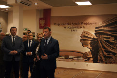 Zdjęcia z konferencji prasowej z udziałem ministra Mariusza Błaszczaka w WSZW. /fot. A. Kucharzewska/