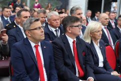 Uroczystość otwarcia nowej linii produkcyjnej w Nitroerg /fot. A. Księżnik/
