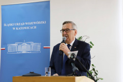 Uroczystość wręczenia symbolicznych promes w ramach RFRD/fot. K. Szczepanek/ - wypowiedź wiceministra Stanisława Szweda.