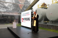 Uroczystość otwarcia nowej linii produkcyjnej w Nitroerg /fot. A. Księżnik/