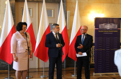 Galeria zdjęć z briefingu prasowego dot. odbudowy linii kolejowej nr 182 z Tarnowskich Gór do Zawiercia /fot. A. Księżnik/