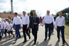 Wizyta premiera Mateusza Morawieckiego w Szkole Mistrzostwa Sportowego w Tychach /fot. A. Kucharzewska/