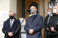 W wizycie ministra Michała Kurtyki w Pszczynie towarzyszył wicewojewoda Jan Chrząszcz