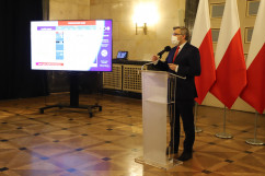 Briefing dot. sytuacji epidemiczne /fot. A. Księżnik/