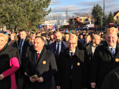 Galeria zdjęć z wizyty Pary Prezydenckiej w Skoczowie, gdzie odbył się Orszak Trzech Króli /fot. ŚUW/