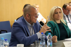 Polsko-Ukraińskie Forum Pracy - wypowiedź uczestnika wydarzenia fot. A. Księżnik