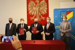 Wizyta wojewody śląskiego w powiecie żywieckim /fot. A. Księżnik/