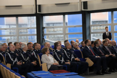 Obchody z okazji 100. rocznicy utworzenia Policji Województwa Śląskiego i przyłączenia części Górnego Śląska do Polski - uczestnicy wydarzenia /fot. B. Szwedowski/