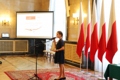 Galeria zdjęć z finału konkursu „Pocztówka na sto lat – moja Niepodległa” oraz wernisażu prac /fot. Anna Karendał/